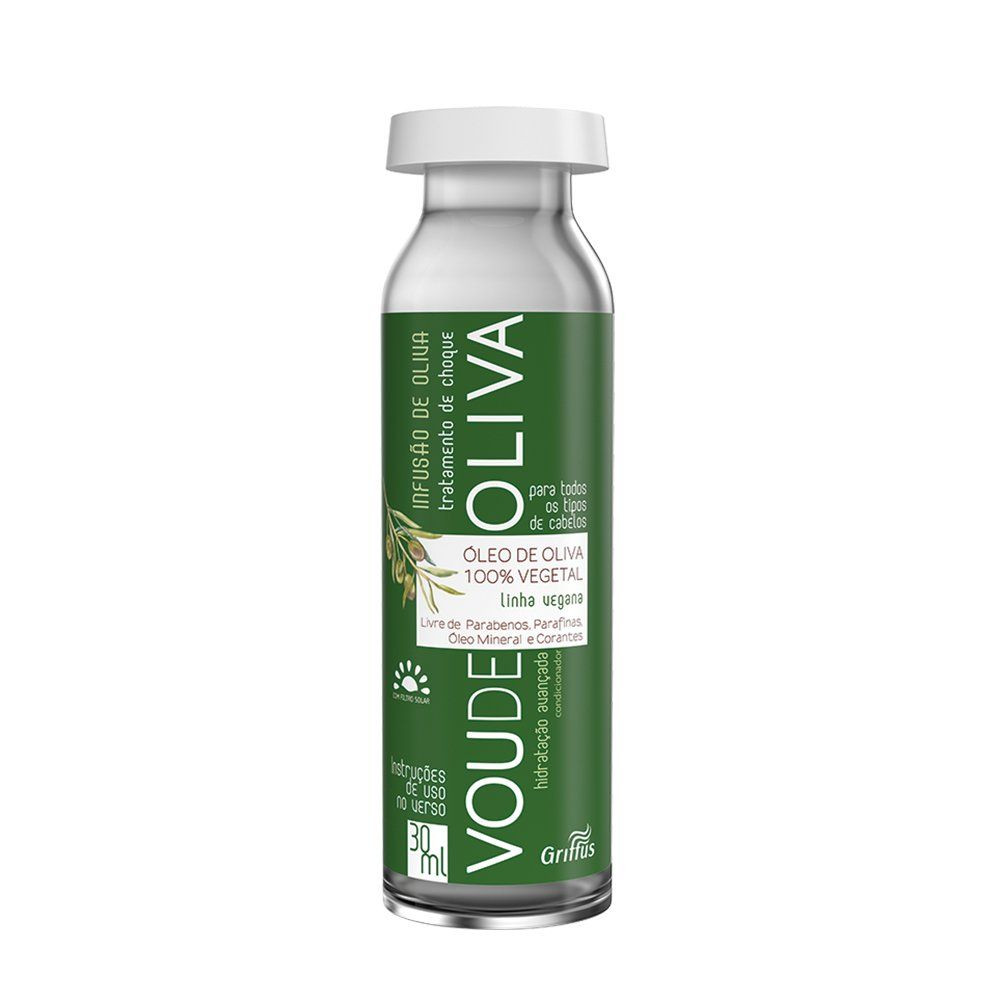 Ампула для сухого волосся Екстракт оливкової олії Griffus Vou De Oliva Infusao de oliva 30ml