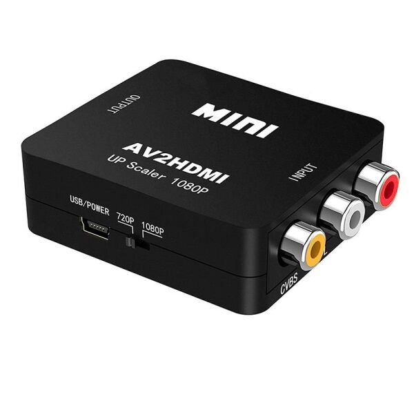 Конвертер видеосигнала Felkin AV2HDMI AV to HDMI видео + аудио Full HD 1080P Черный