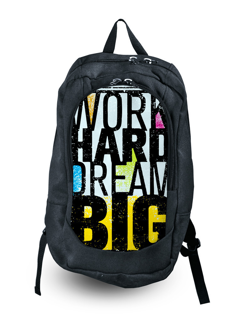 Рюкзак с фотопечатью Work Hard Dream Big (168-1652610)