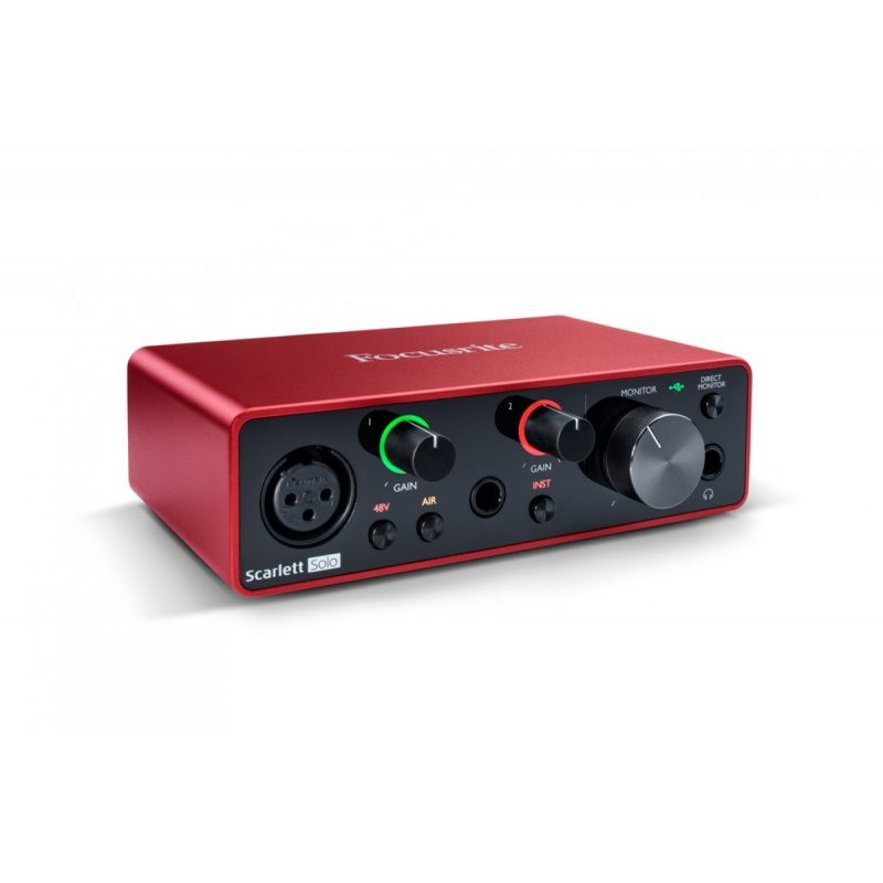 Комплект для звукозапису Focusrite Scarlett Solo Studio 3rd Gen Red (PL00653)