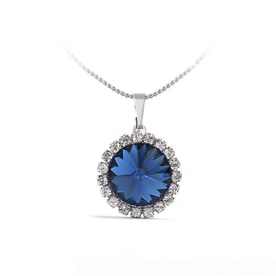 Підвіс з ланцюжком KOBI Rivoli Strass Ø 16 мм зі Swarovski (7430-3090-20-32)