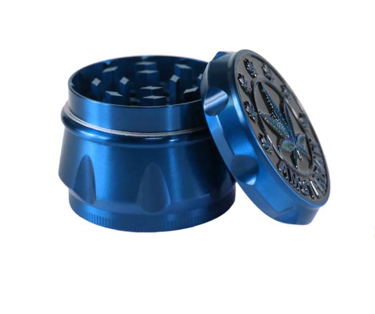 Гриндер для измельчения табака ASHTRAY D&K CANNABIS DK-5083-4 Blue (15711-hbr)