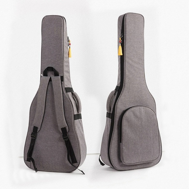 Сумка-рюкзак під гітару акустичну повнорозмірну 41" протиударна Guitar, Сірий ( код: IBH019S )
