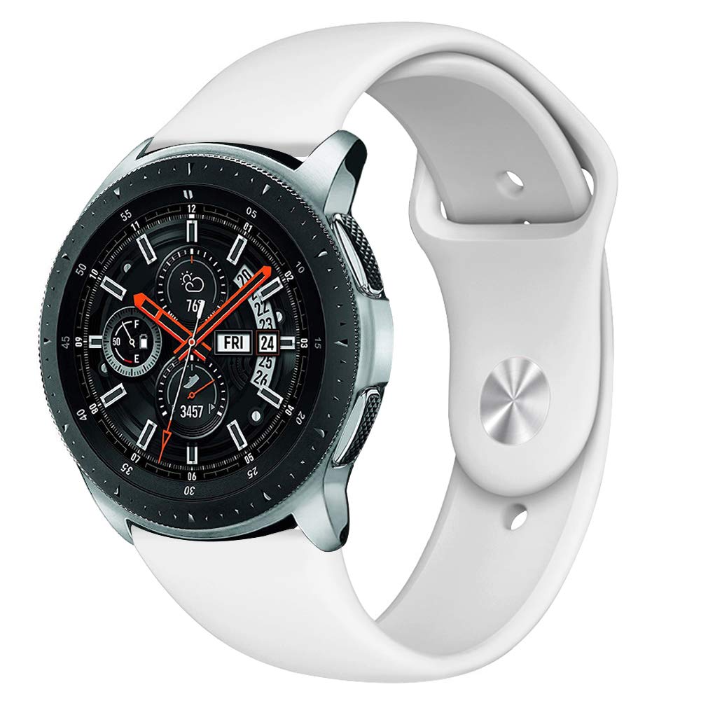Ремешок BeWatch силиконовый для Samsung Galaxy Watch 46 мм Белый (1020302)