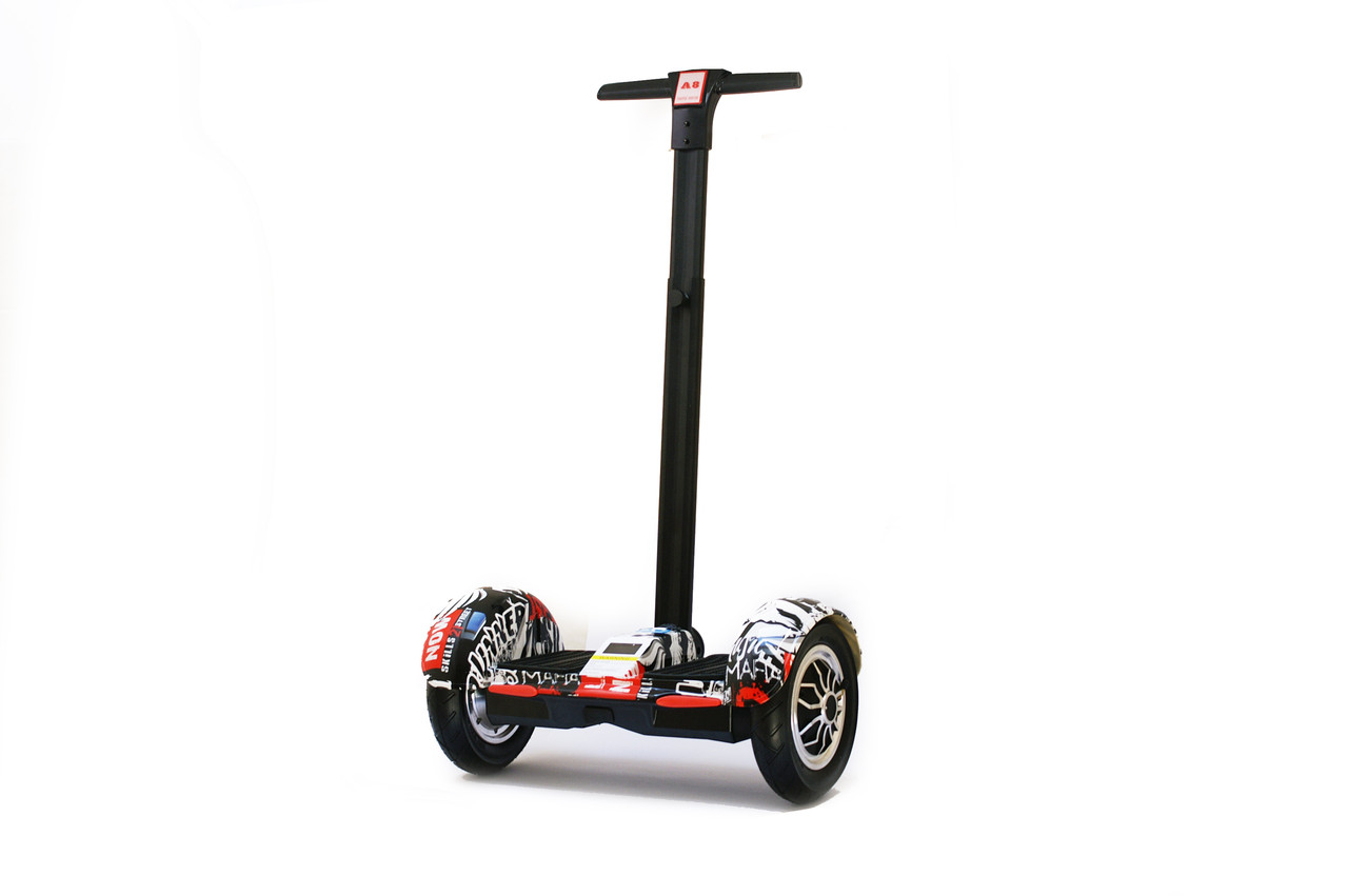 Гіроскутер із колонками SmartWay A8 Bluetooth 10 Black Graffiti (hub_np2_0097)