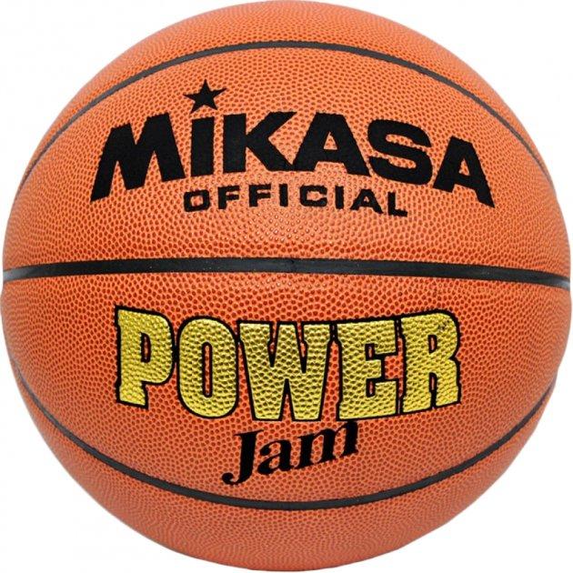 Мяч баскетбольный Mikasa Power Jam № 7 Коричневый (BSL10G)