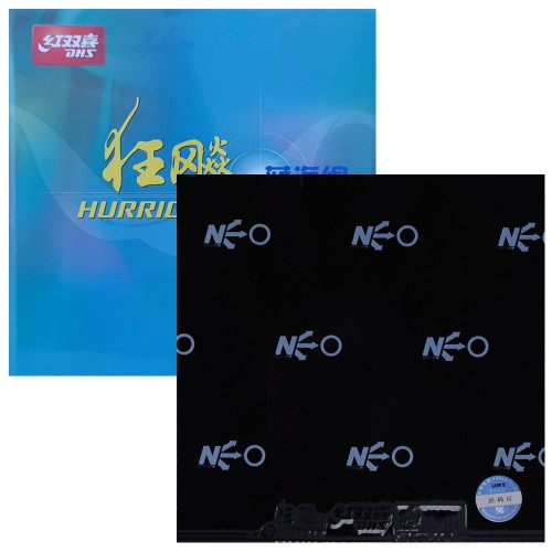 Накладка DHS Neo Hurricane 3 National Bluе 40 2.1 мм Чорний