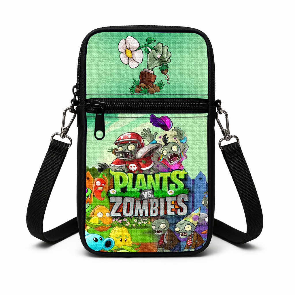Дитяча сумка через плече Plants vs. Zombies 19×10×5 см, поліестер