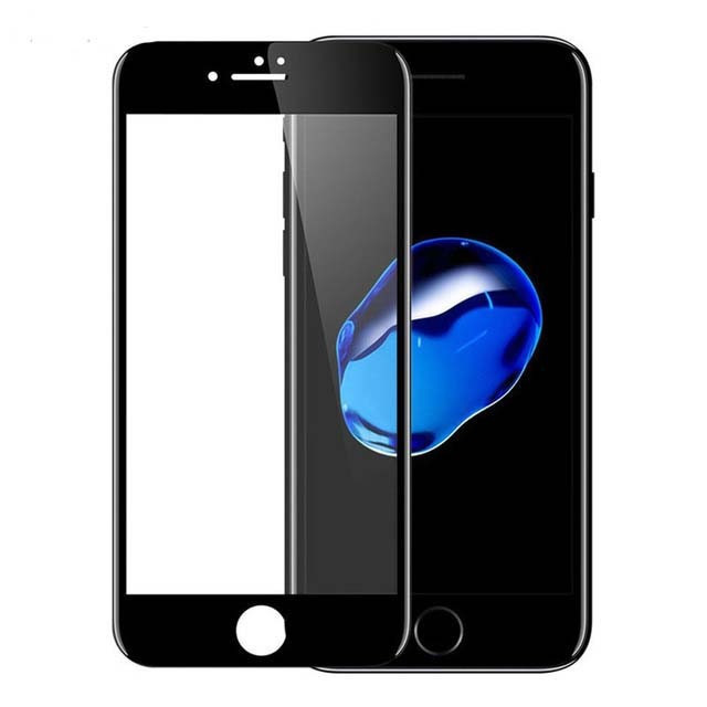 Защитное стекло Walker 5D Full Glue для Apple iPhone 7 / 8 Черный (hub_WqNd74319)