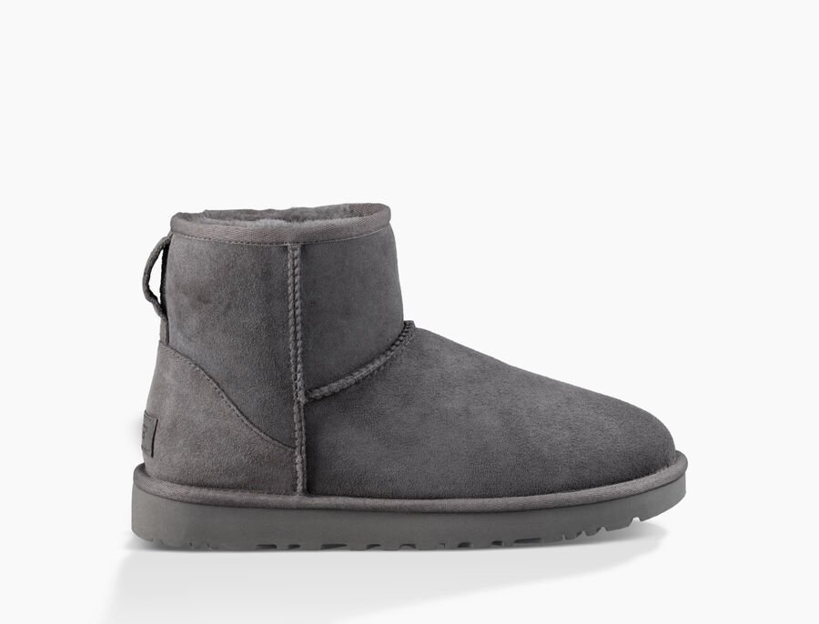 Чоловічі UGG Classic Mini Grey-108 UGG Сірий 45 (14) Чоловічий Замша 15 см (UGG108_4)