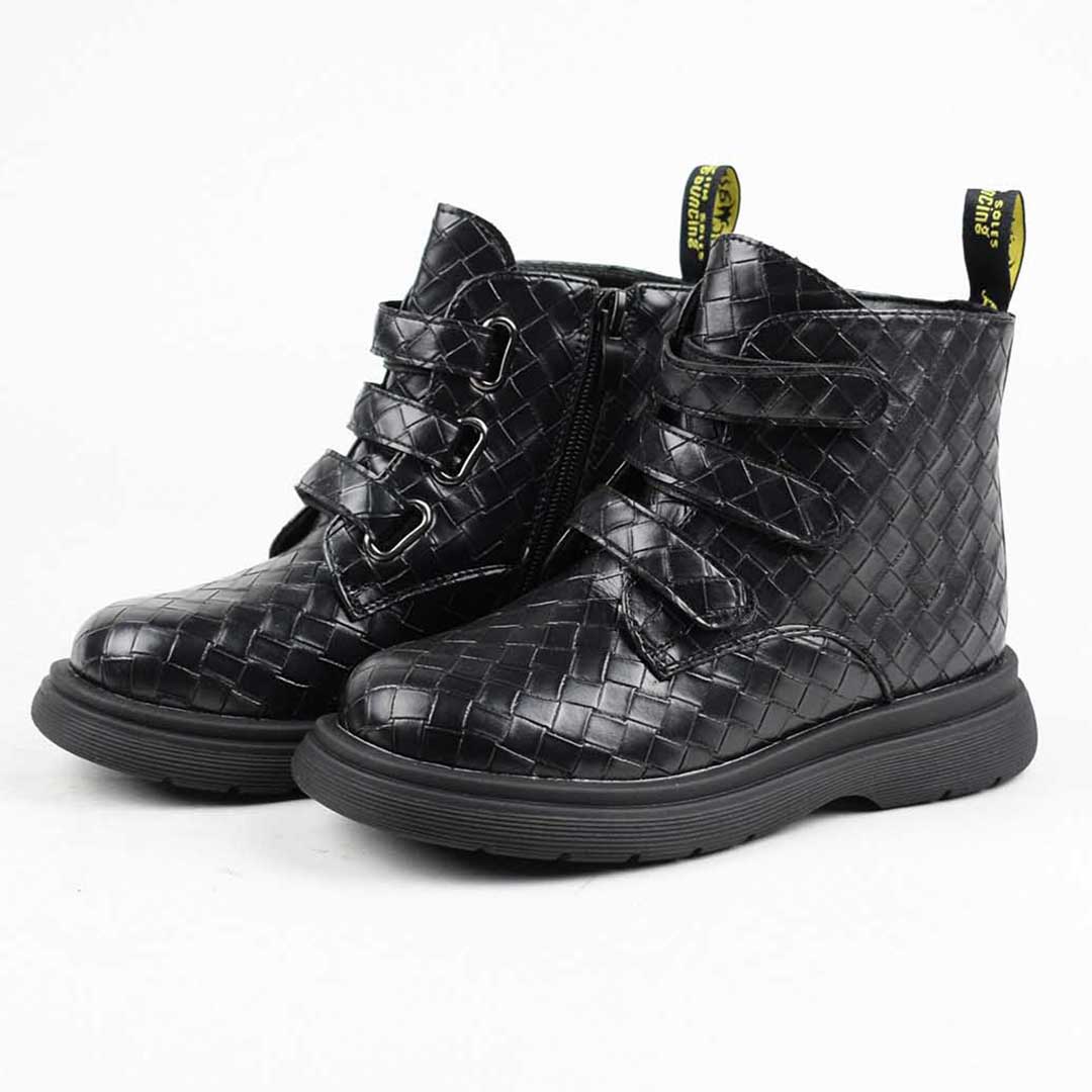 Ботинки детские зимние 337492 р.28 (17,5) Fashion Черный
