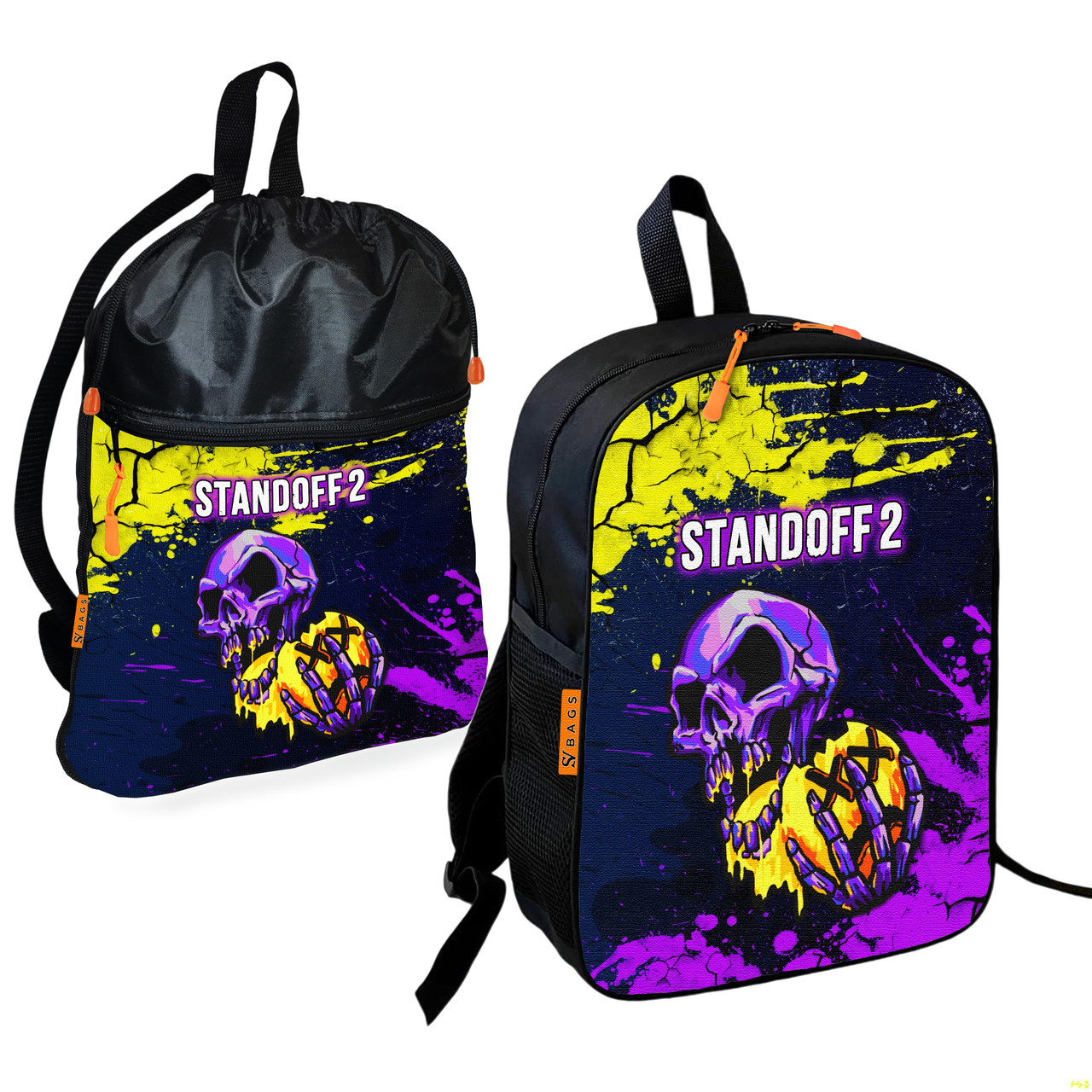 Дитячий шкільний рюкзак із сумкою для взуття Standoff 2, 36×27 см, 2 шт