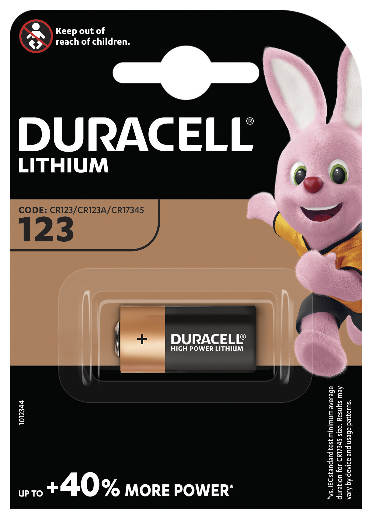Батарейка Duracell DL 123 1 шт. (6358538)