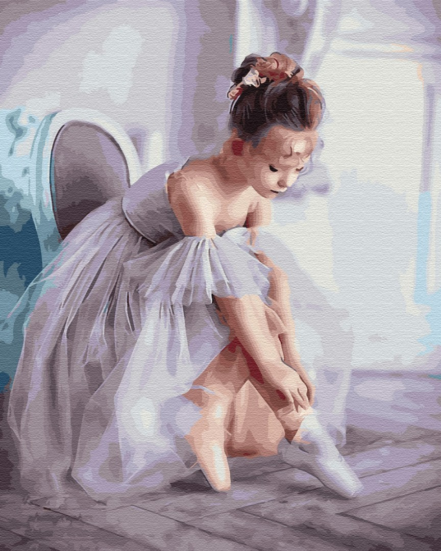 Картина за номерами BrushMe "Маленька балерина" 40х50 см GX33063