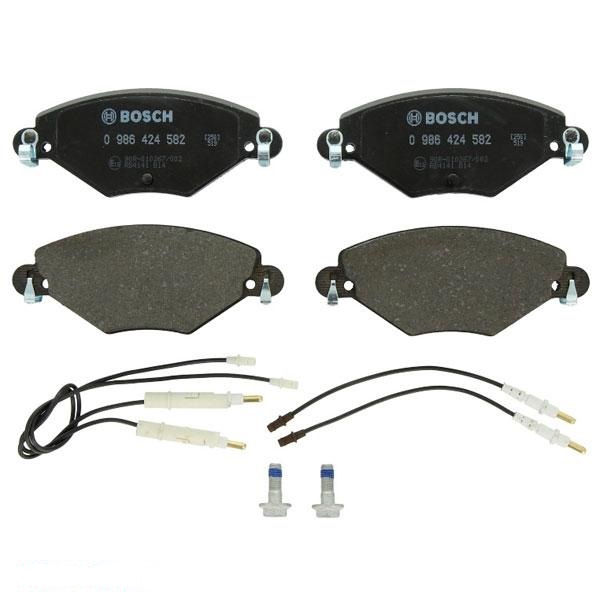 Тормозные колодки Bosch дисковые передние CITROEN C5 1.6,1.8,2.0 -04 0986424582