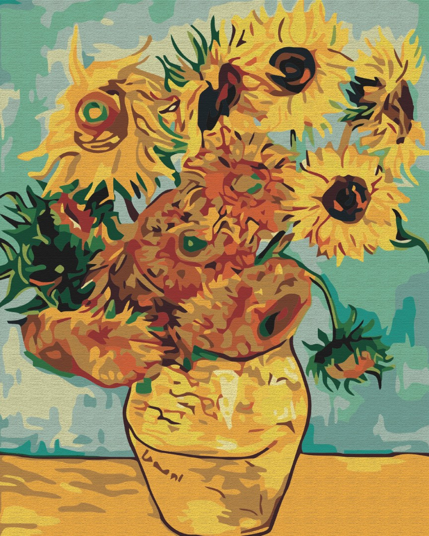 Картина за номерами BrushMe Соняшники. Ван Гог 40х50 см BS51337