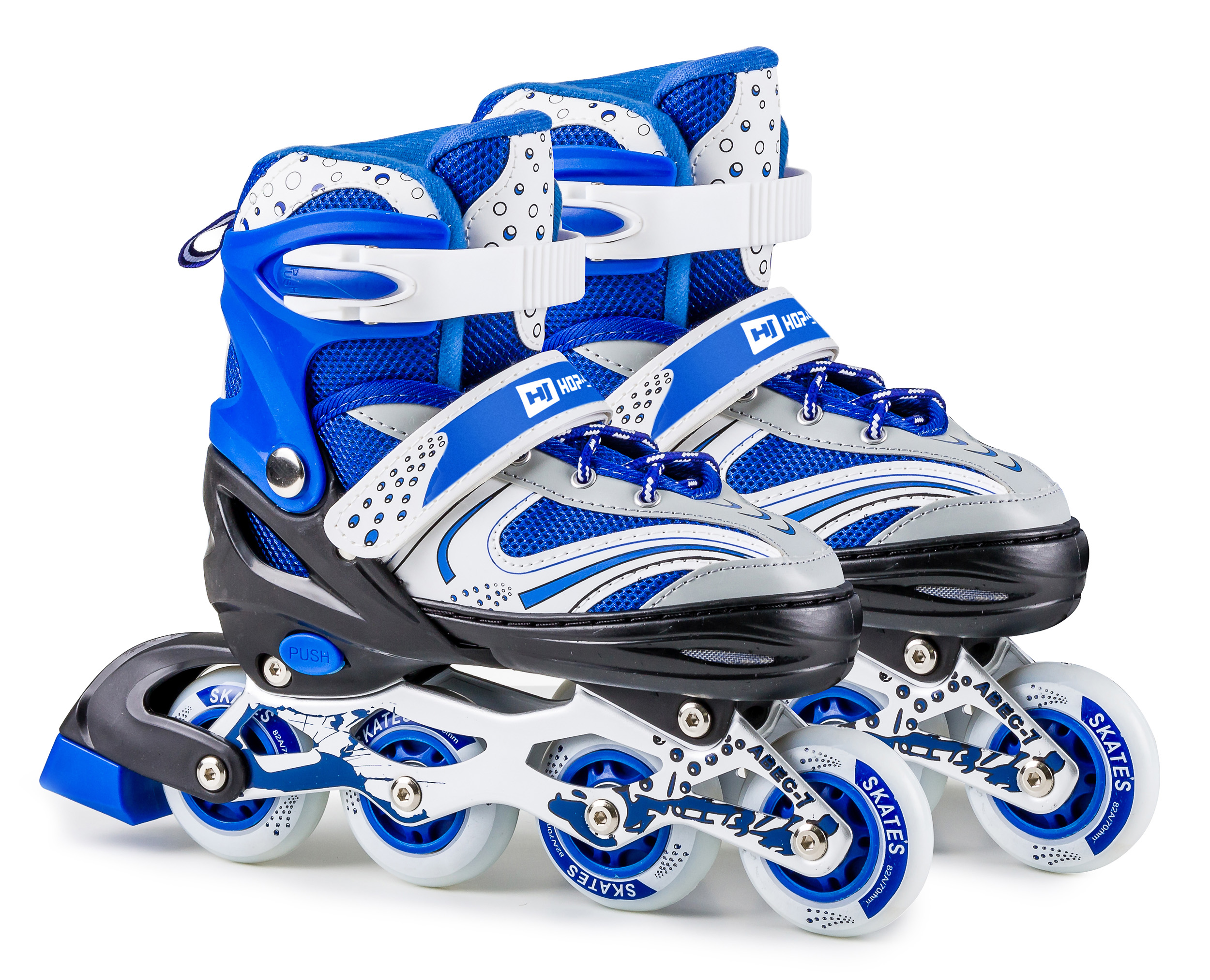 Роликовые коньки 3в1 Hop-Sport HS-8101 Speed S Синие