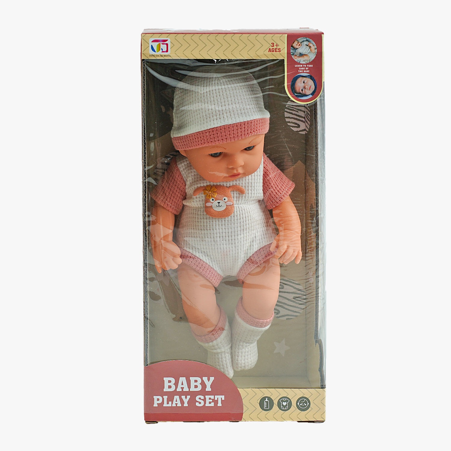 Пупс Teng da qi meng Baby Play Set 31 см Разноцветный (154354)