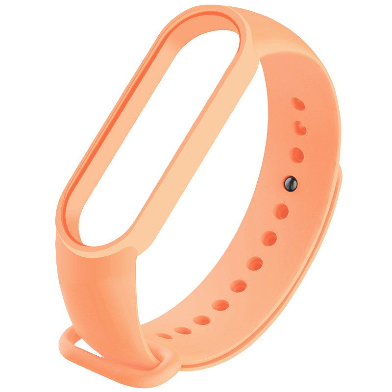 Силиконовый ремешок для Xiaomi Mi Band 5 / 6 (Розовый / Pink) 909234