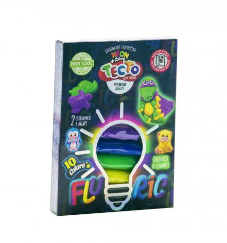 Набір для ліплення Danko Toys Fluoric, 10 кольорів рус TMD-FL10-02