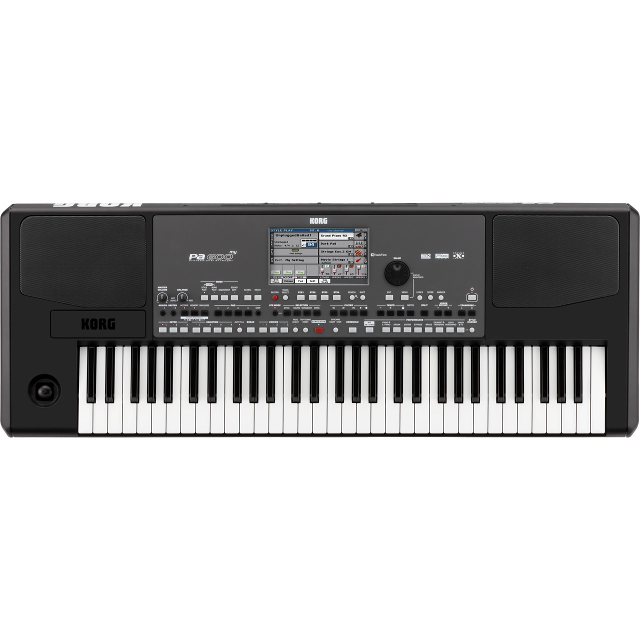 Аранжувальна робоча станція Korg PA600 Black (PL00705)