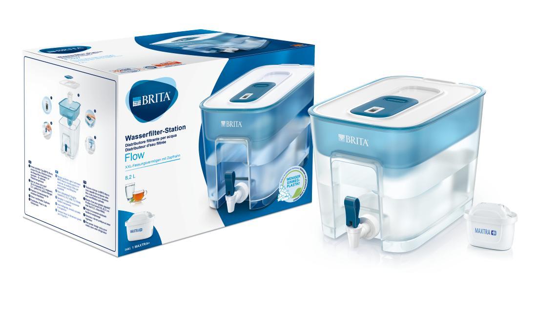 Фильтр для воды Brita Flow Memo 8.2 л синий