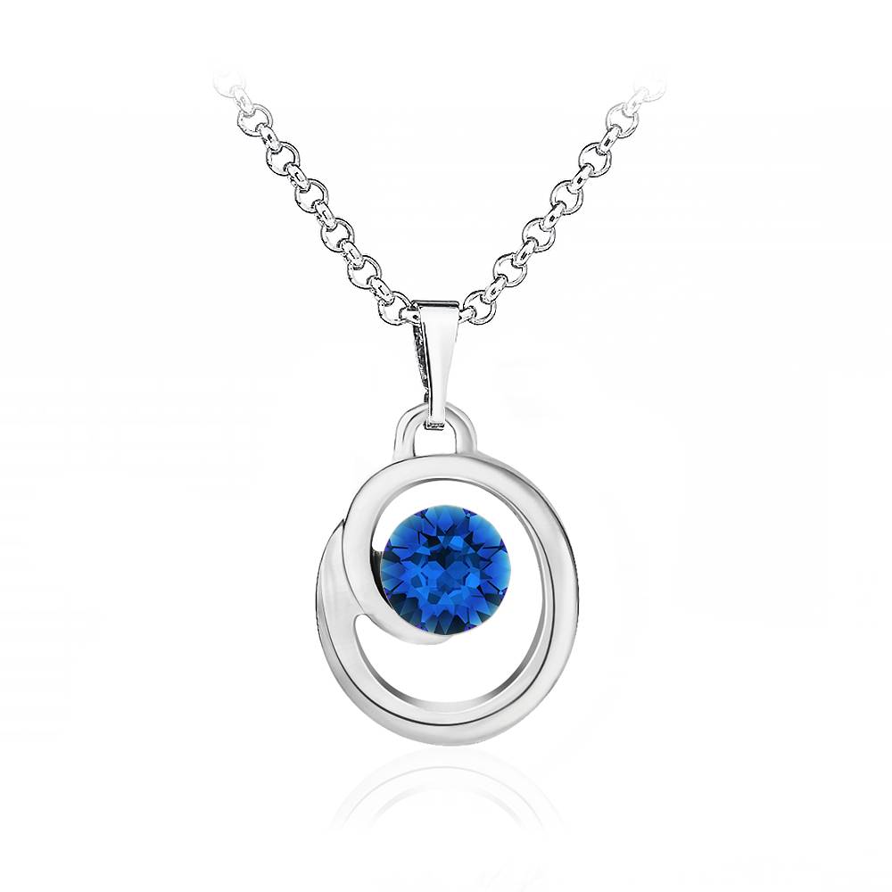 Кулон з ланцюжком KOBI Sole з каменем Swarovski Ø 4 мм (7031-0390-72-32)