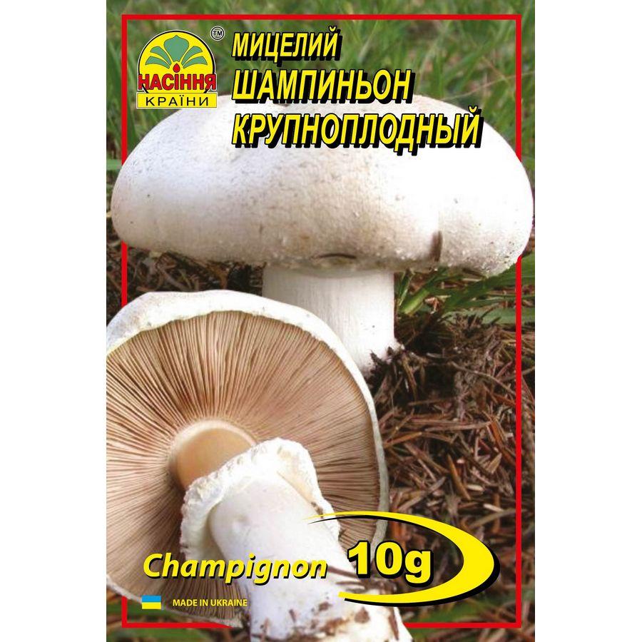 Міцелій грибів Насіння країни Печериця великоплідна 10 г