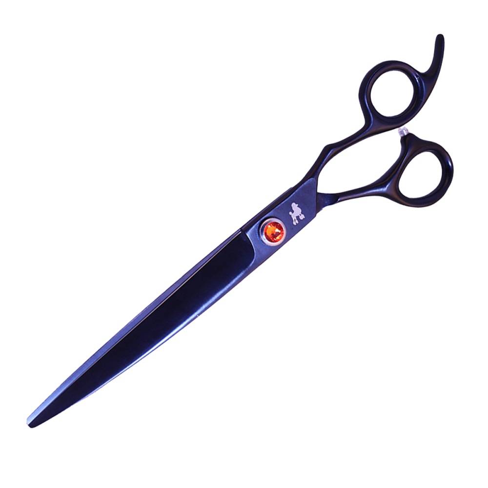 Ножницы грумерские для стрижки собак Dezynadog Ignis 7.5 Curved Scissor изогнутые 19 см Синий (860508)