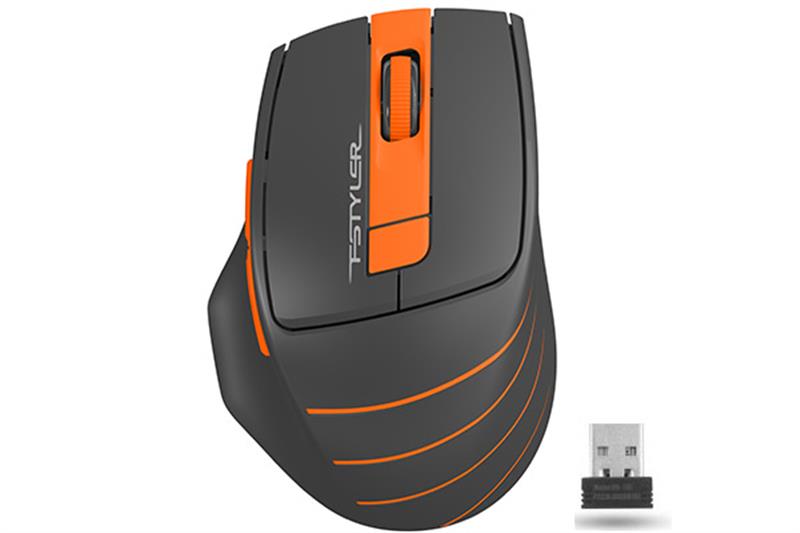 Мышь беспроводная A4Tech FG30 Black/Orange USB