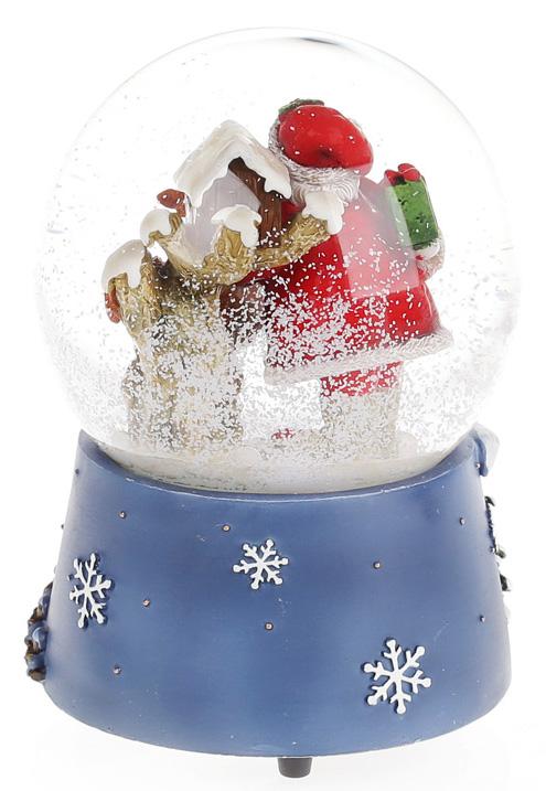 Декоративный водный слой Santa раздает подарки музыкальный Bona DP43050