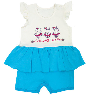 Боди детский GABBI PS-19-14-2 Тропики Бирюзовый на рост 74 (11689)