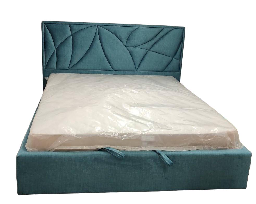 Кровать двуспальная BNB Aurora Premium 160 х 200 см Simple Синий