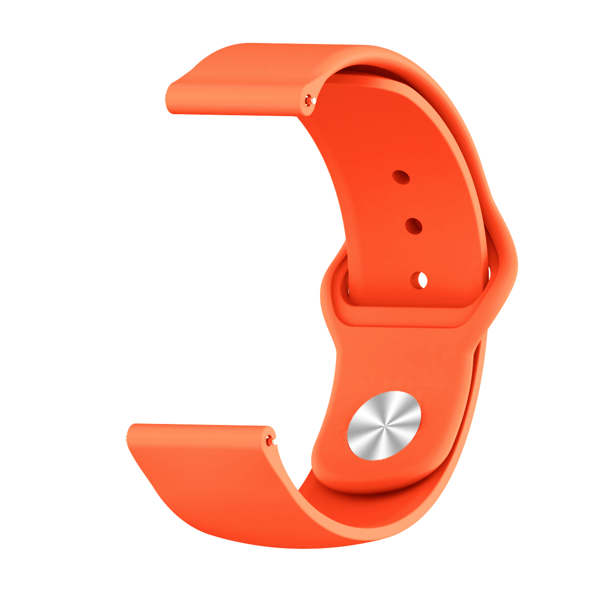 Ремешок BeWatch силиконовый для Samsung Galaxy Watch 42 мм Оранжевый (1010307.2)