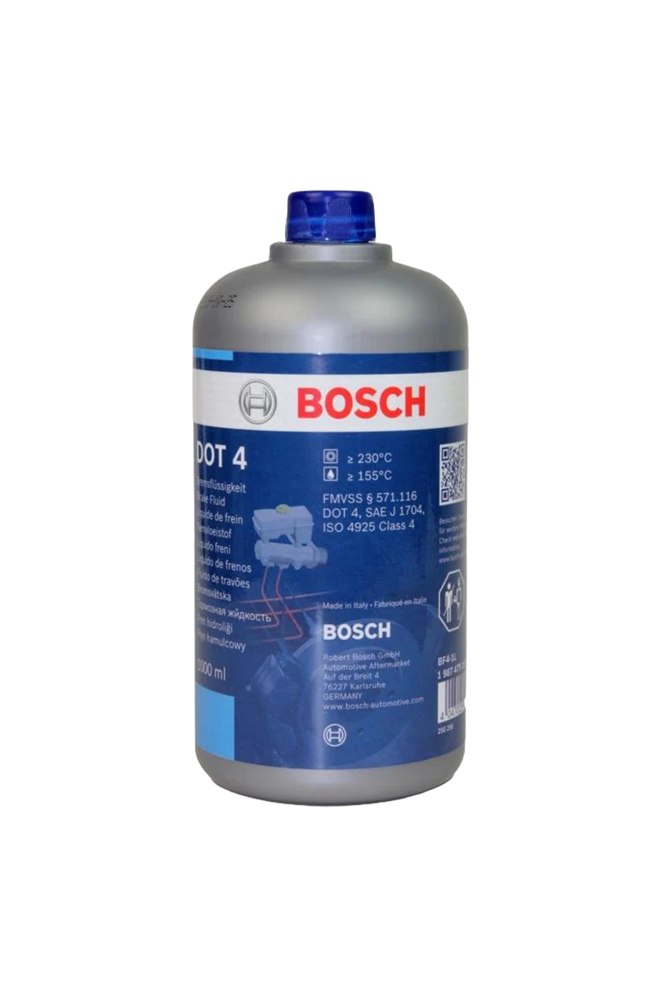 Тормозная жидкость Bosch Brake Fluid DOT 4 1000 мл (1 987 479 107)