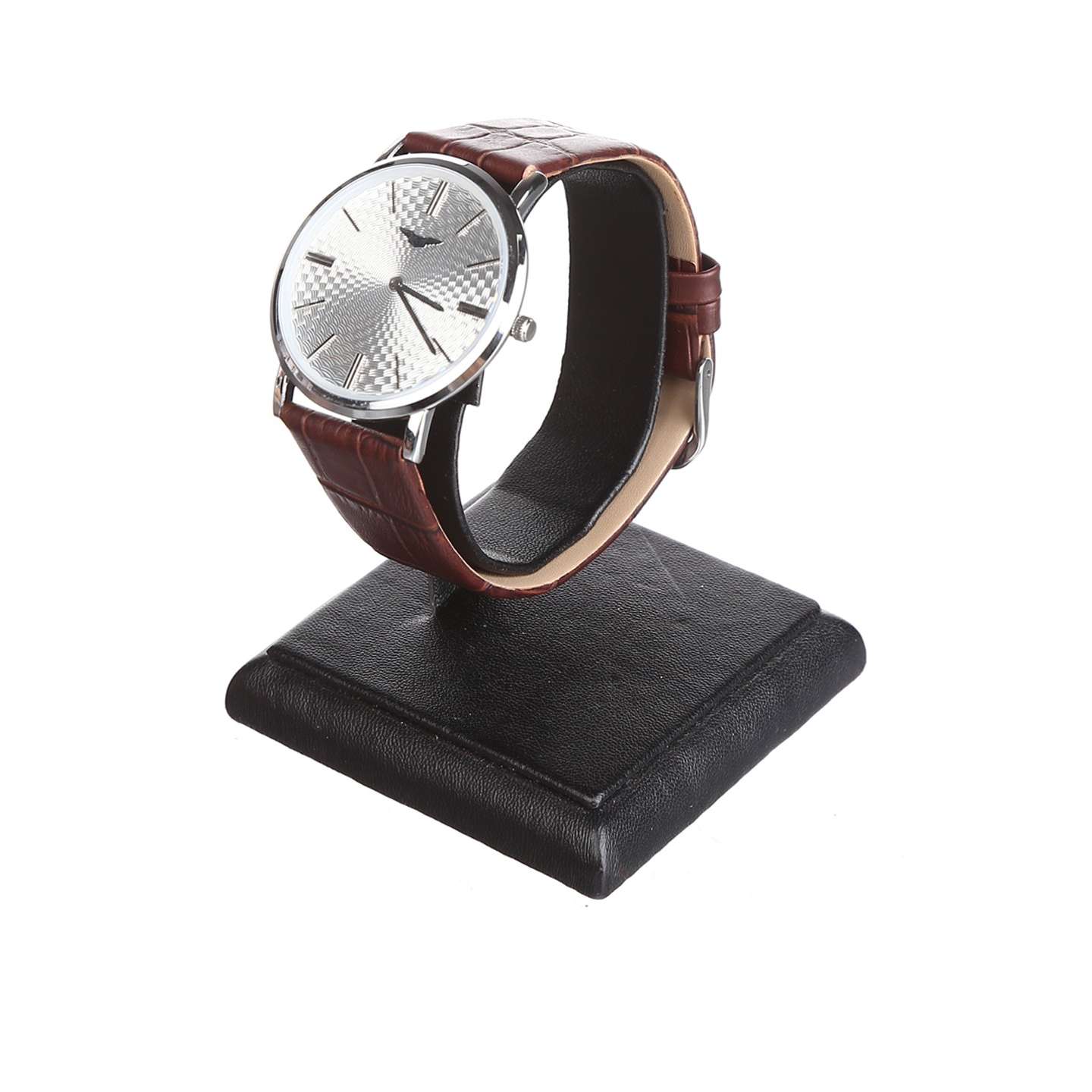 Годинник GUANQIN GS19026 CL Silver-Brown (GS19026SSBr)