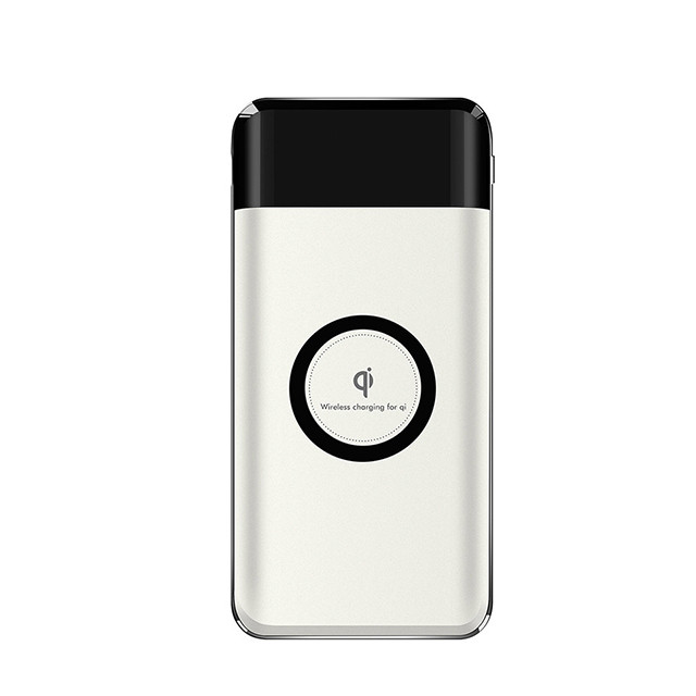 Универсальное зарядное устройство для SUNROZ QI Power Bank 10000 mAh Белый (SUN0155)
