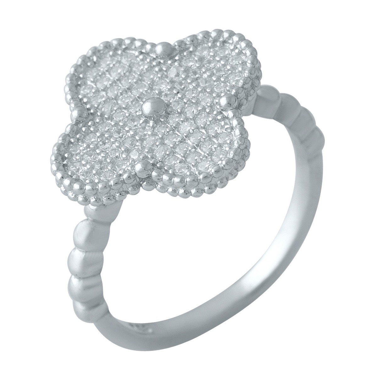 Серебряное кольцо SilverBreeze с фианитами (2000174) 17.5 размер