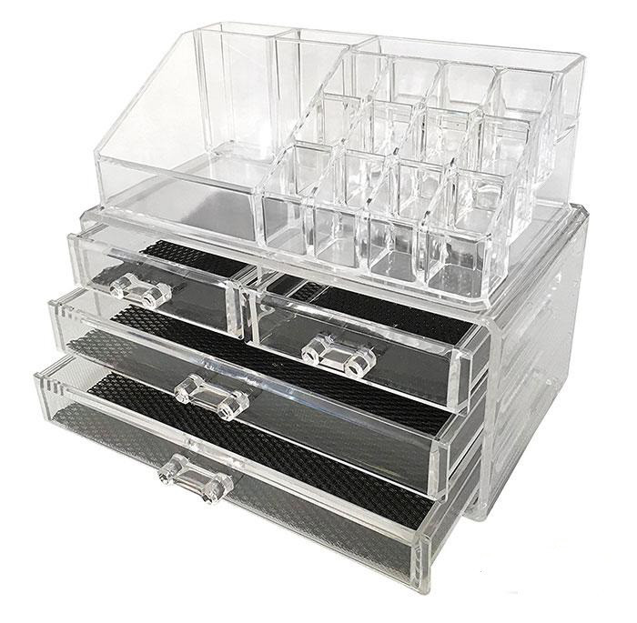 Органайзер для косметики Cosmetic Storage Box Прозрачный (jhsd751096210)