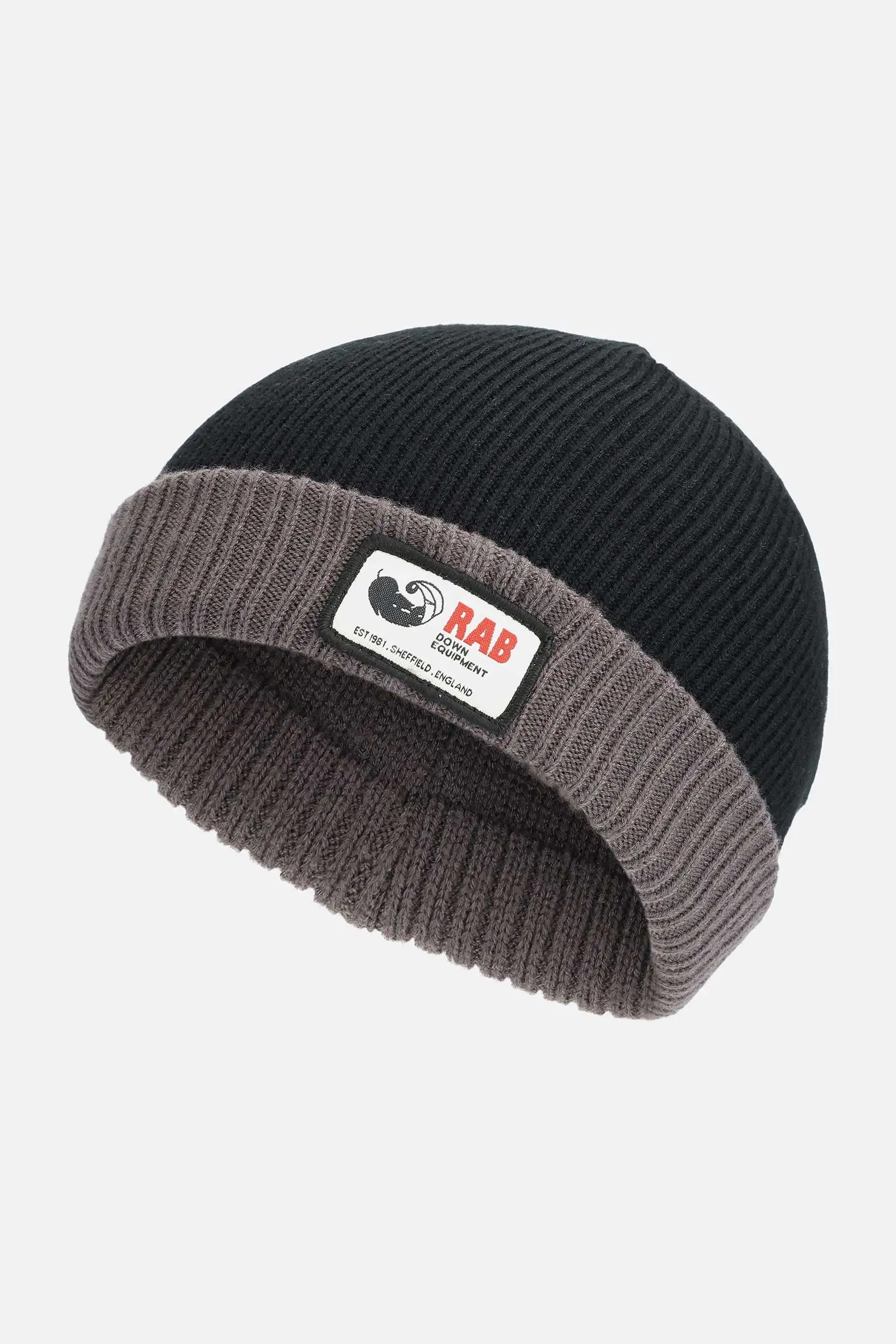 Шапка Rab Essential Beanie One Size Черный-Серый
