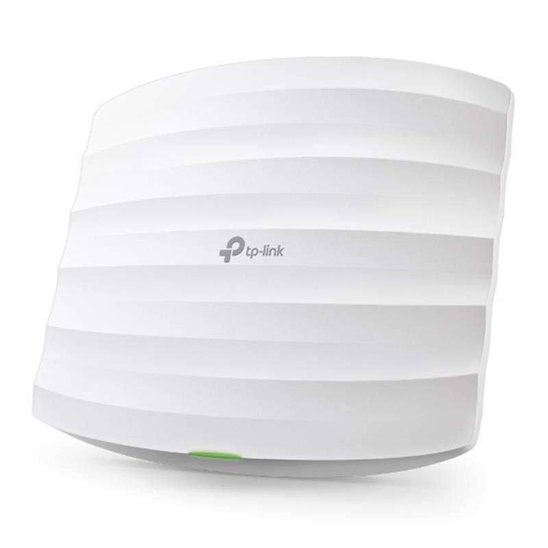 Точка доступу TP-Link EAP115 (1х100Мбіт, 300Mbps, 100мВт, 2,4Ghz, 20дБм, стельова, PoE, EAP Controller, 2х3дБі)