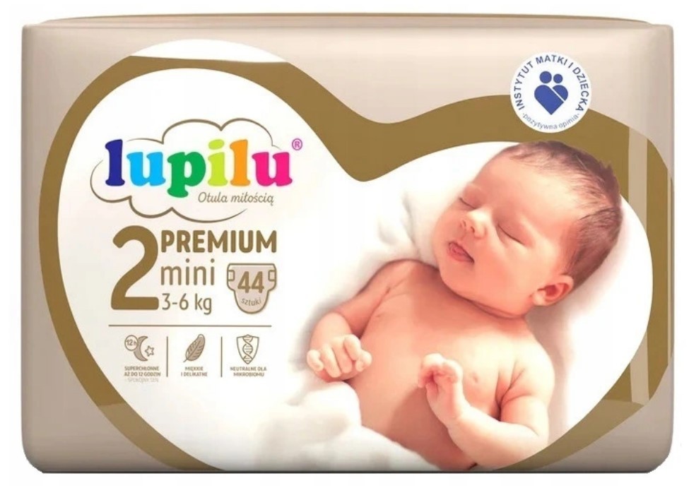 Подгузники Lupilu Premium Mini 2 3-6 кг 44 шт.