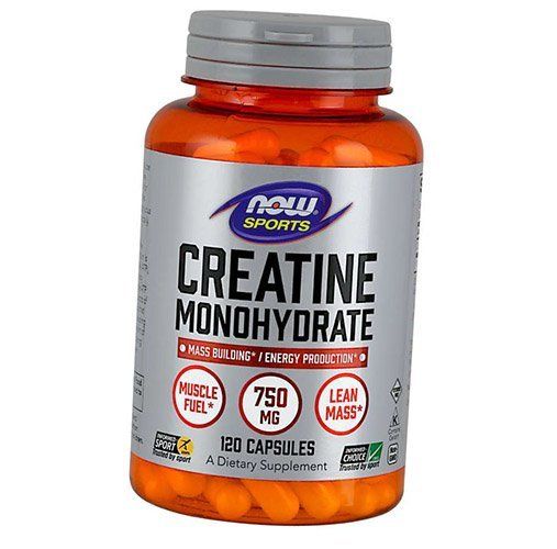 Креатин Моногідрат Creatine Monohydrate 750 Now Foods 120вегкапс (31128003)