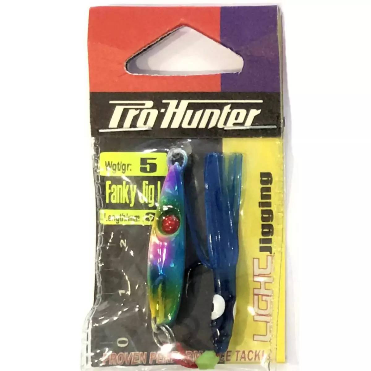 Пилькер Prohunter Fanky Jig with skirt assist hook 5g Синий (1013-9637.00.75)