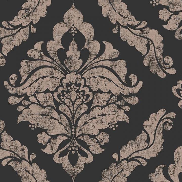 Флізелінові шпалери Graham & Brown Vermeil Чорний-Сірий (104262)
