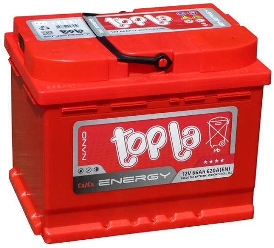 Автомобильный аккумулятор Topla 66 Ah/12V Energy Euro (108066)