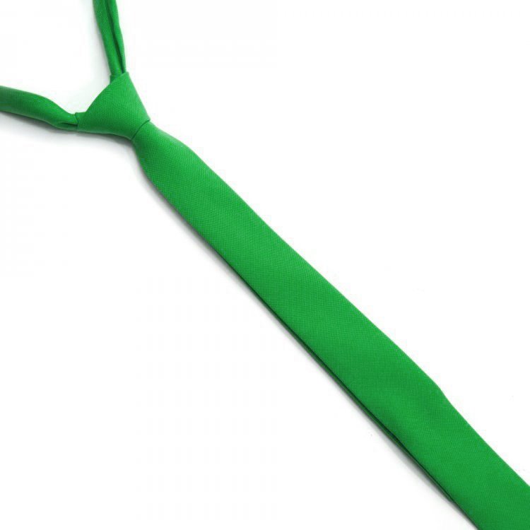Світло Зелена Вузька Краватка Gofin Однотонна Gdg-0024