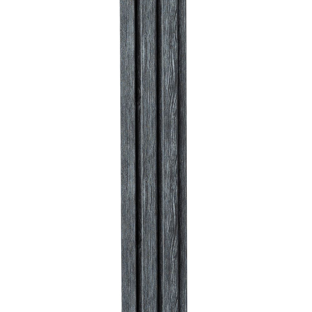 Декоративная стеновая рейка Sticker Wall PS 2900x120x12 мм Серый (SW-00002128)
