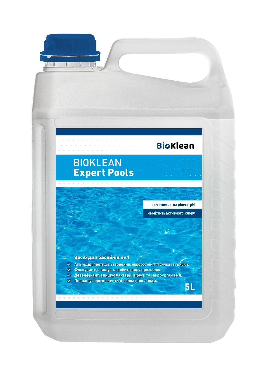 Засіб для очищення води в басейні Expert Pools 5 л BioKlean