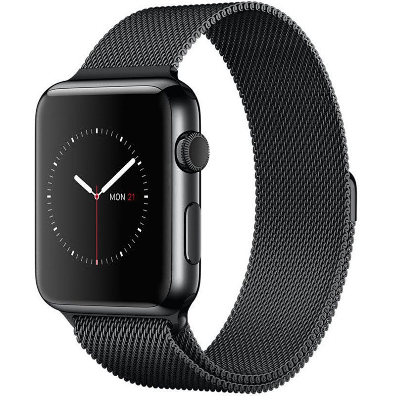 Ремешок Epik Milanese Loop Design для Apple watch 38mm/40mm Черный 768799